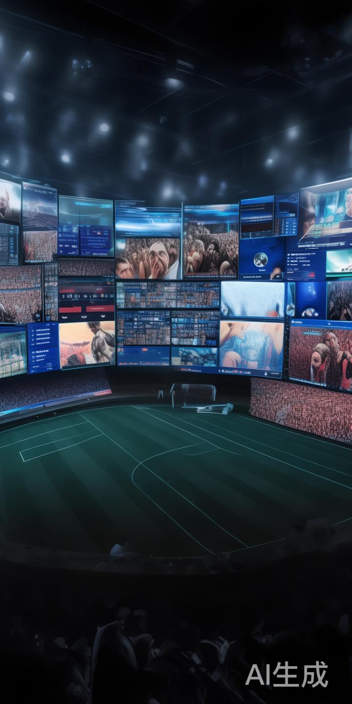 在直播过程中，用户还能享受到多角度观看、赛事实时数